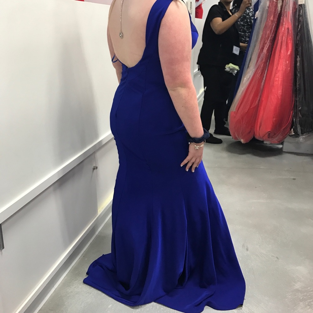 Shail K sapphire blue dress